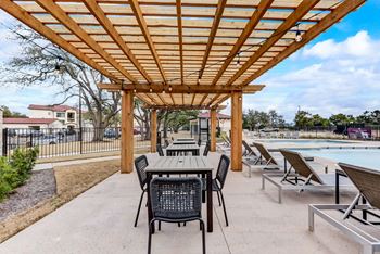 Outdoor Seating at Avery Ranch Apartments
